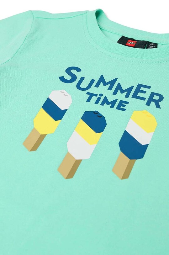 Lány Lego gyerek pamut póló 12011220 türkiz