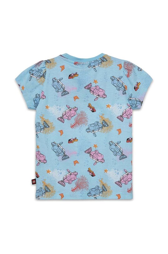 Lego t-shirt bawełniany dziecięcy 12011229 niebieski SS24