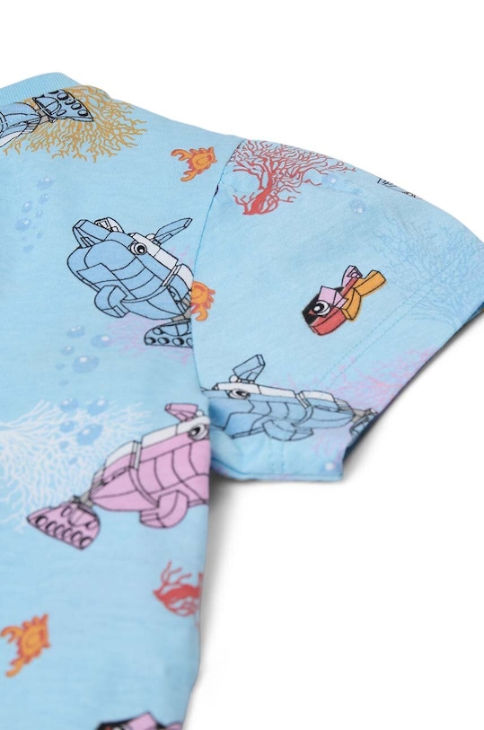 Dziewczynka Lego t-shirt bawełniany dziecięcy 12011229 niebieski