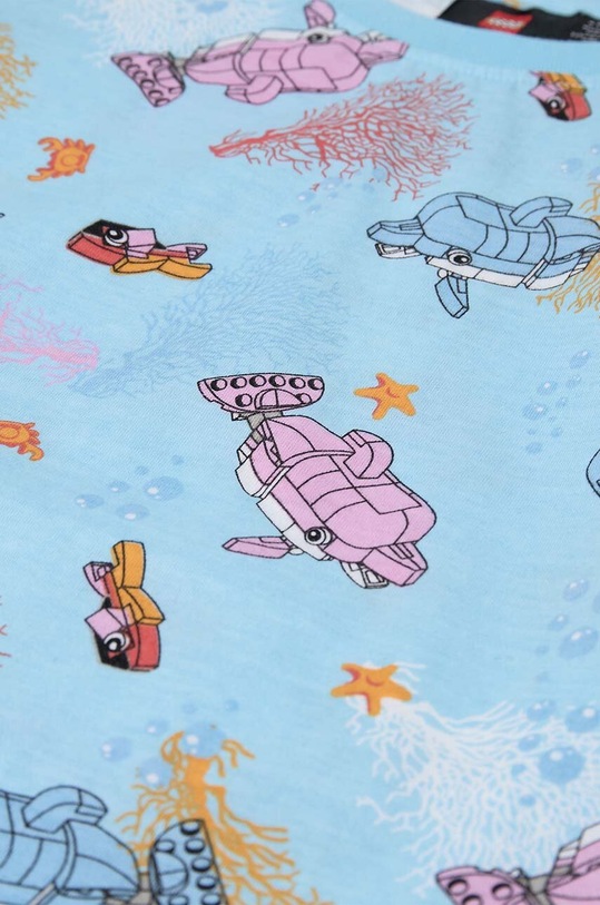 Lego t-shirt bawełniany dziecięcy niebieski 12011229