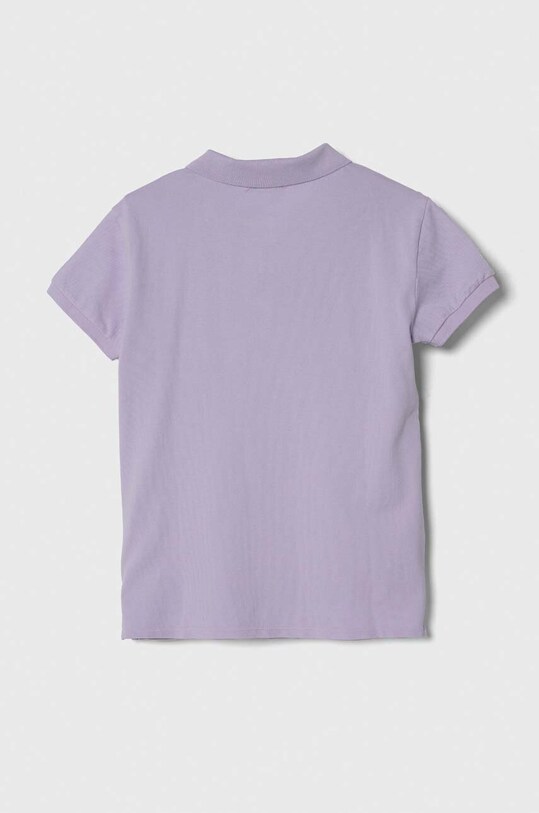 United Colors of Benetton tricou polo copii 3WG9C300O.G.Seas.PPYH violet SS24