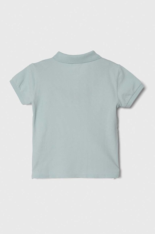 United Colors of Benetton tricou polo copii 3WG9C300O.G.Seas.PPYH albastru SS24