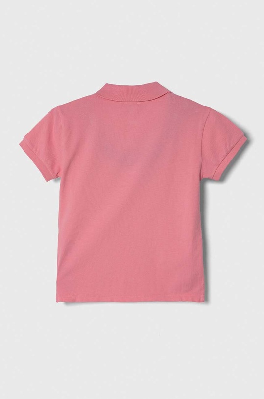 United Colors of Benetton tricou polo copii 3WG9C300O.G.Seas.PPYH roz SS24