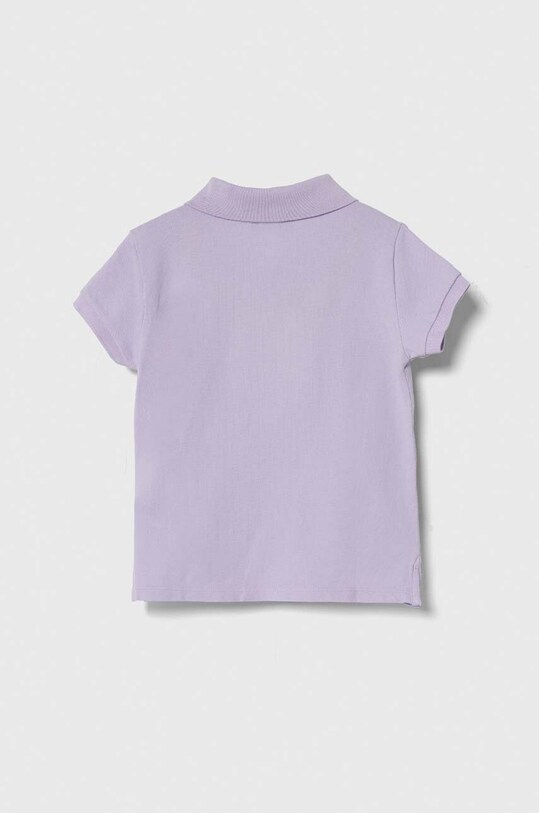 United Colors of Benetton tricou polo copii 3WG9G300A.P.Seas.PPYH violet SS24