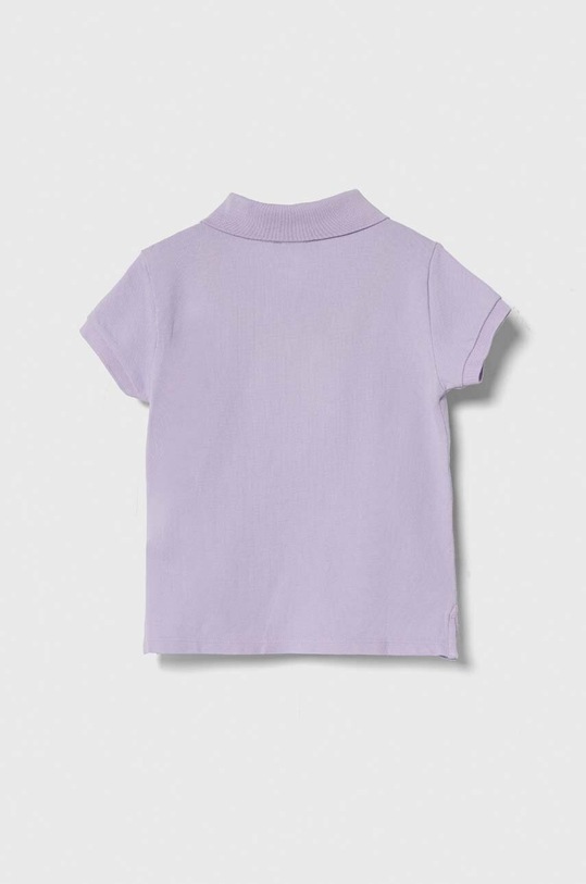 Dětské polo tričko United Colors of Benetton 3WG9G300A.P.Seas.PPYH fialová SS24