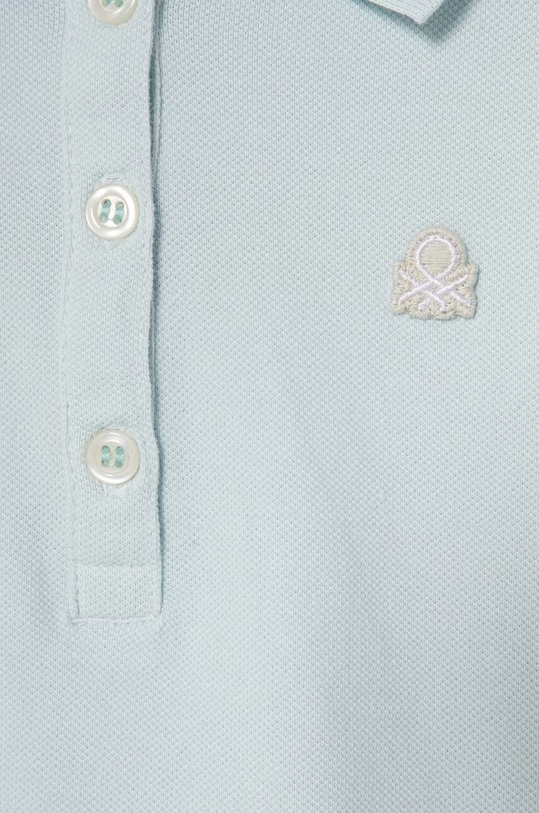 Dziewczynka United Colors of Benetton polo dziecięce 3WG9G300A.P.Seas.PPYH niebieski