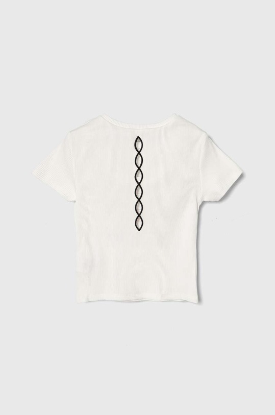 Sisley tricou copii 3F7EX103W.G.Seasonal alb SS24