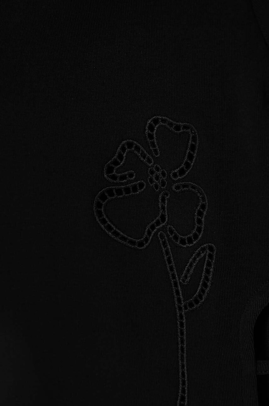 DÍVKA Dětské bavlněné tričko Sisley 3I9WX1047.G.Seasonal černá