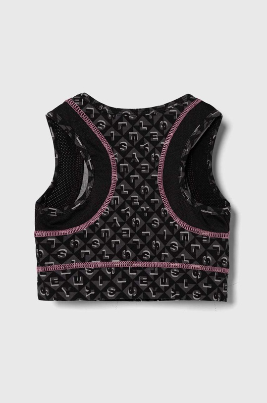 Sisley top dziecięcy 3KVPXH00G.G.Seasonal czarny SS24