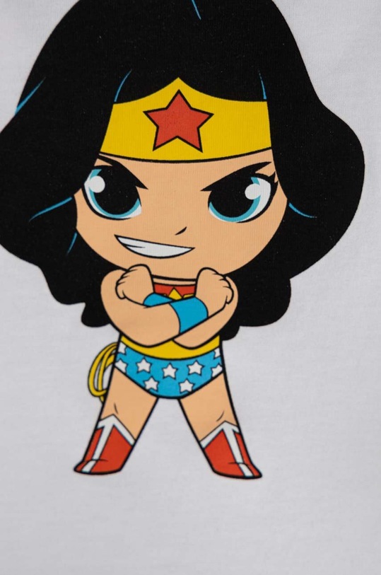 Dievča Detské bavlnené tričko United Colors of Benetton 3096G10EC.P.Seasonal biela