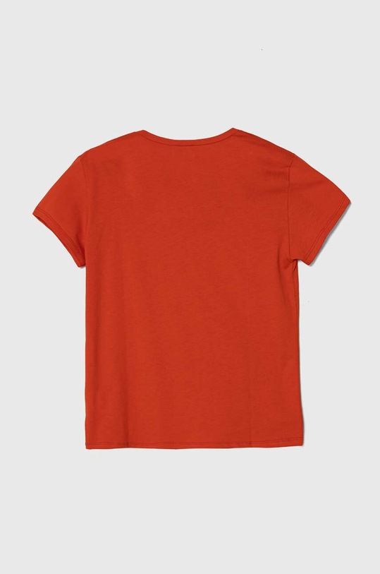 Dječja pamučna majica kratkih rukava United Colors of Benetton 3I1XC10H8.G.Seasonal narančasta SS24