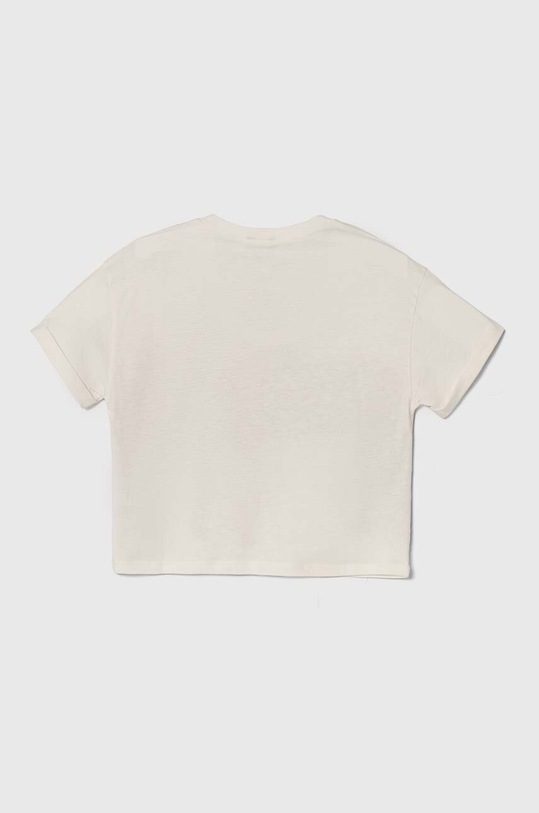 United Colors of Benetton t-shirt bawełniany dziecięcy 3I1XC10HS.G.Seasonal beżowy SS24
