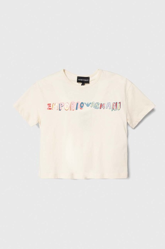 Девочка Детская хлопковая футболка Emporio Armani 2 шт 3D3D01.3J51Z розовый