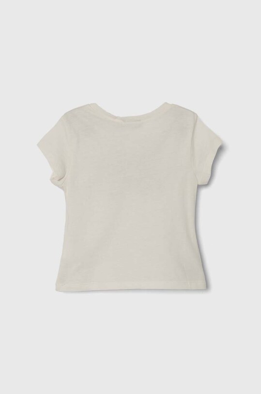 Дитяча бавовняна футболка United Colors of Benetton 3I1XG10DI.P.Seasonal бежевий SS24