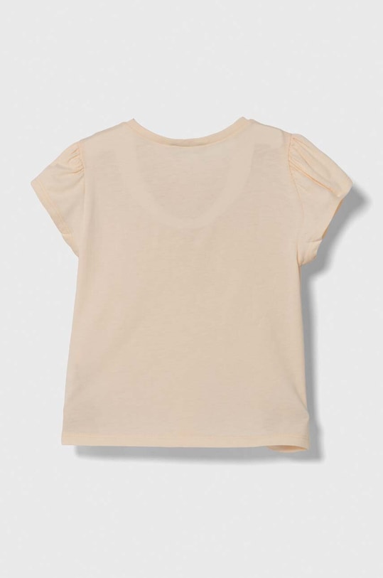 Dječja pamučna majica kratkih rukava United Colors of Benetton 3I1XG10DR.P.Seasonal narančasta SS24