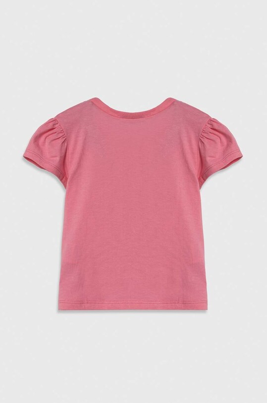 Дівчинка Дитяча бавовняна футболка United Colors of Benetton 3I1XG10DR.P.Seasonal рожевий