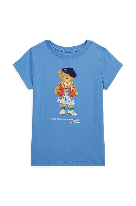 Polo Ralph Lauren t-shirt bawełniany dziecięcy 312934974001 niebieski SS24