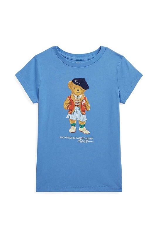 Polo Ralph Lauren t-shirt bawełniany dziecięcy 312934974001 niebieski SS24