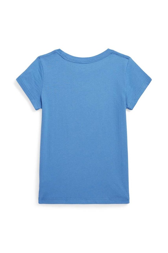 Dziewczynka Polo Ralph Lauren t-shirt bawełniany dziecięcy 312934974001 niebieski