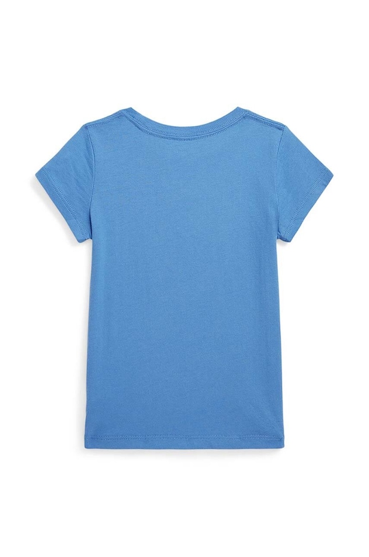 Dziewczynka Polo Ralph Lauren t-shirt bawełniany dziecięcy 312934974001 niebieski