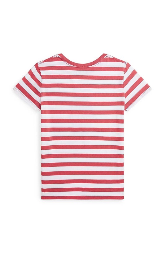 Dziewczynka Polo Ralph Lauren t-shirt bawełniany dziecięcy 313934973001 czerwony