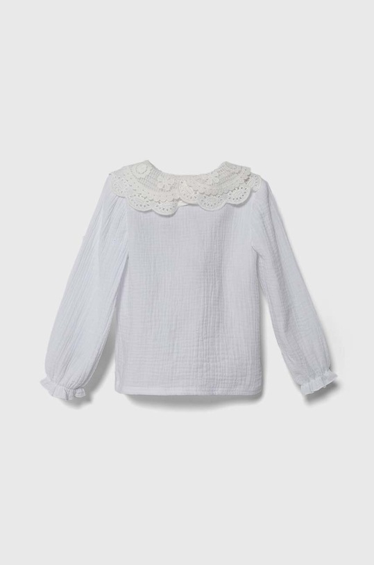 Jamiks camasa de bumbac pentru copii ROKSANA.I.or.B.JWG227.G alb SS24