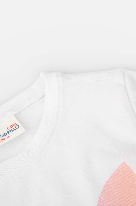 Dziewczynka Coccodrillo t-shirt dziecięcy WC4143204VGA biały