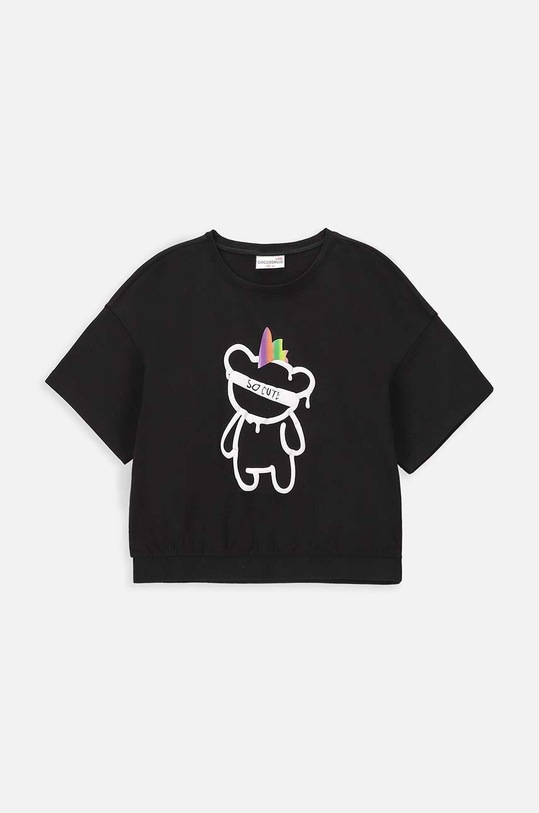 Coccodrillo t-shirt dziecięcy WC4143202JPJ czarny SS24