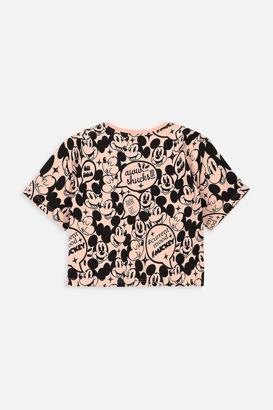 Coccodrillo t-shirt dziecięcy WC4143203LGD różowy SS24
