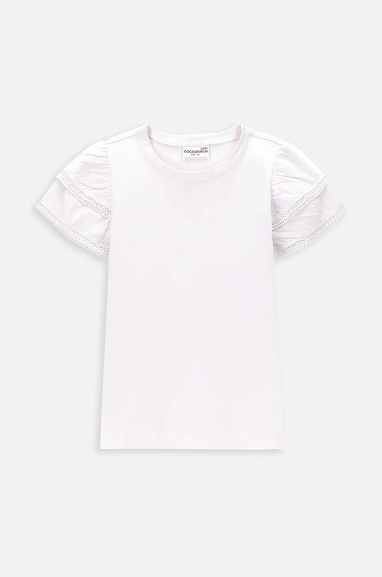 Detské tričko Coccodrillo s elastanom biela WC4143206GPJ