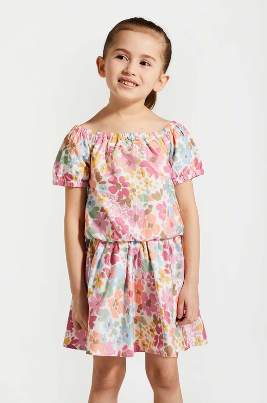 Coccodrillo tricou de bumbac pentru copii cu modele roz WC4140201GPK