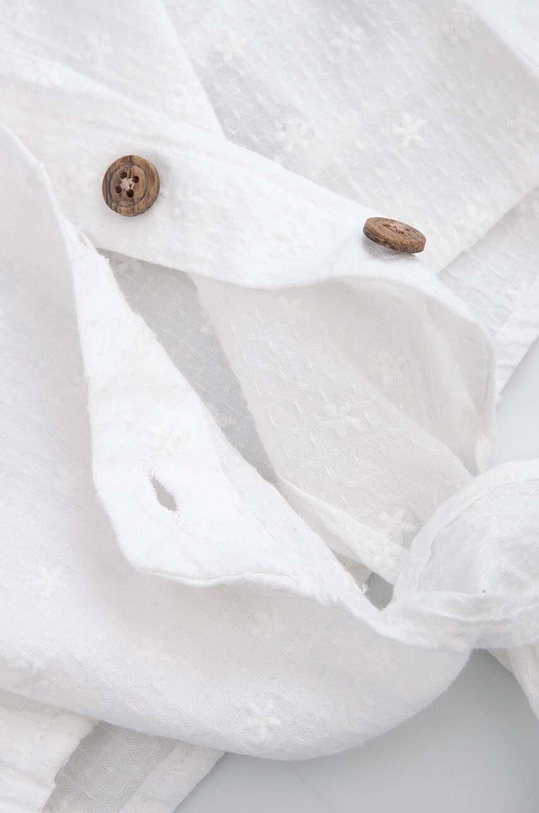 Детский хлопковый топ Coccodrillo WC4140501HGK белый