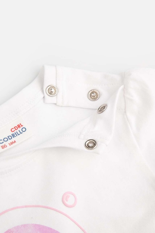 Dievča Tričko pre bábätko Coccodrillo WC4143201OWN biela