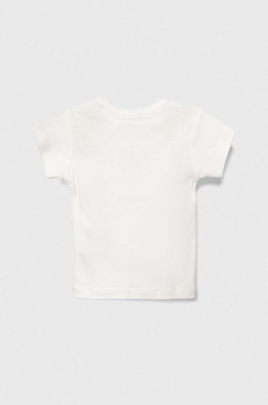 United Colors of Benetton tricou din bumbac pentru bebelusi 3I9WA1045.W.Seasonal alb SS24