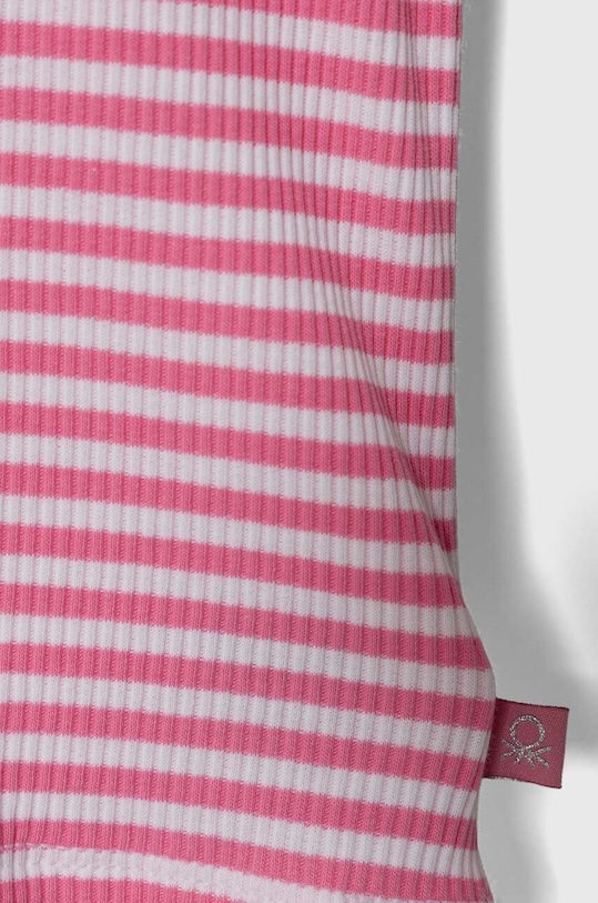 Dziewczynka United Colors of Benetton t-shirt dziecięcy 3W5BG10D4.P.Seasonal różowy