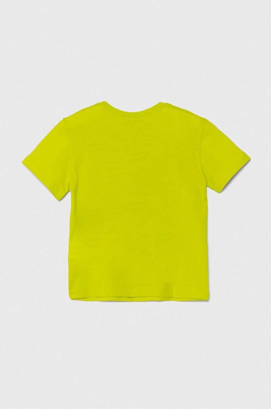 United Colors of Benetton tricou de bumbac pentru copii 3096G10ET.P.Seasonal verde SS24