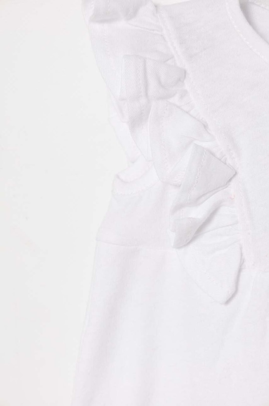 Kojenecké tričko United Colors of Benetton 3F4JA104L.W.Seasonal bílá SS24