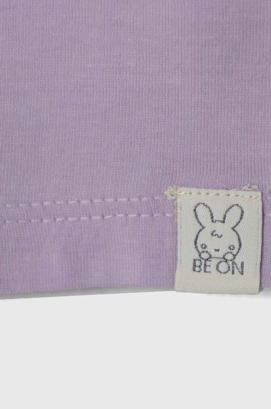 Fete United Colors of Benetton top pentru bebeluși 3FYKA104P.W.Seasonal violet