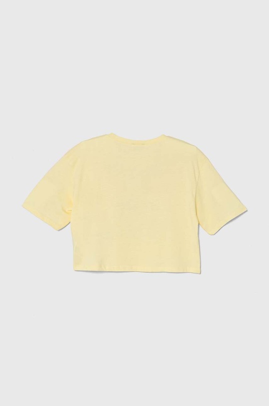 Παιδικό βαμβακερό μπλουζάκι United Colors of Benetton 3I1XC10J4.G.Seasonal κίτρινο SS24