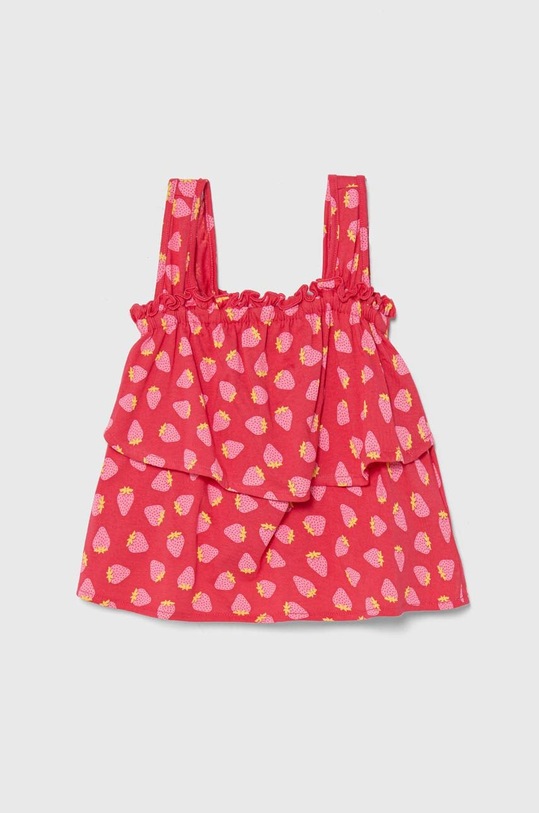 Παιδικό βαμβακερό τοπ United Colors of Benetton βαμβάκι ροζ 3M39GH00Z.P.Seasonal