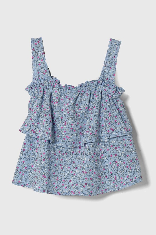 Дитячий бавовняний топ United Colors of Benetton бавовна блакитний 3M39GH00Z.P.Seasonal