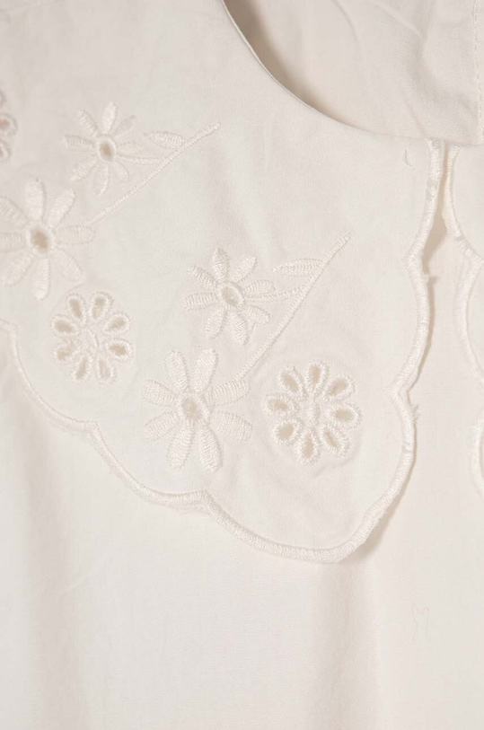 Девочка Детская хлопковая блузка United Colors of Benetton 5EW7GQ01W.P.Seasonal бежевый