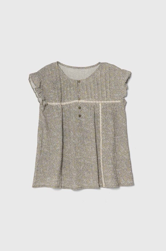 United Colors of Benetton t-shirt dziecięcy wzorzyste zielony 5RFGCQ02S.G.Seasonal