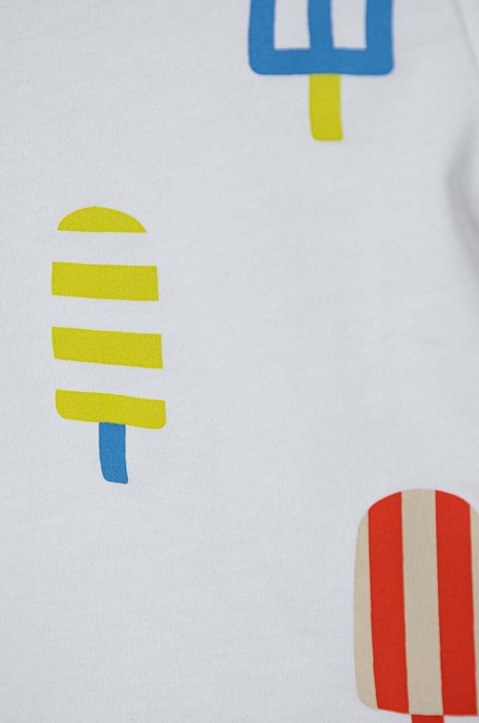 Fete United Colors of Benetton tricou din bumbac pentru bebelusi 3I1XA104X.W.Seasonal alb