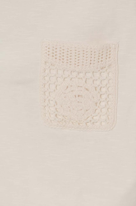 Dziewczynka United Colors of Benetton t-shirt dziecięcy 3JFAC10IY.G.Seasonal beżowy