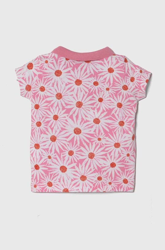 Дитяче поло United Colors of Benetton 3LRYA3003.W.Seasonal рожевий SS24