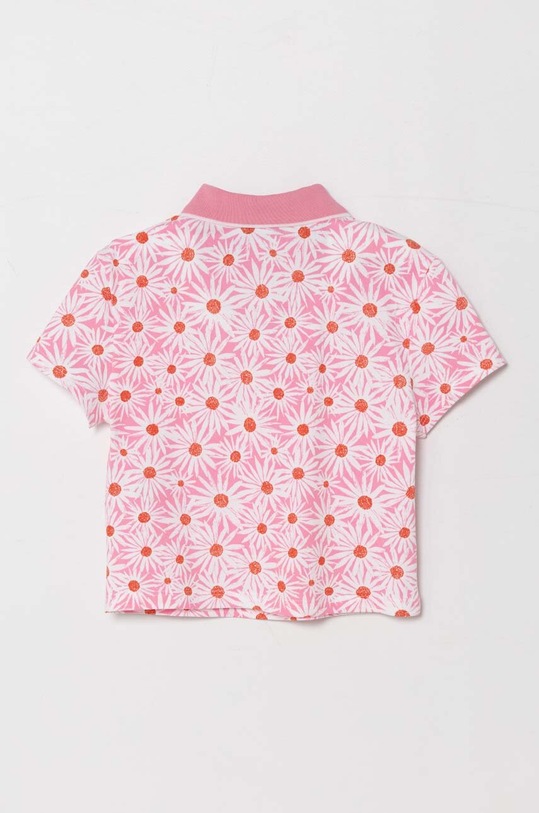 United Colors of Benetton polo dziecięce 3LRYC301J.G.Seasonal różowy SS24