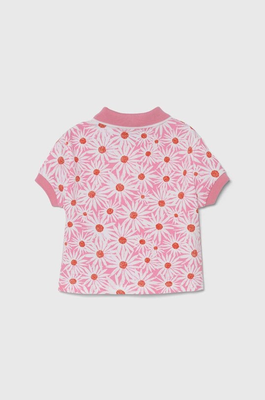 Детское поло United Colors of Benetton 3LRYG300Q.P.Seasonal розовый SS24