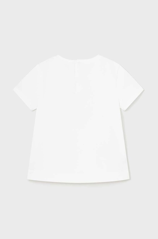 Mayoral t-shirt niemowlęcy 105.4F.Baby.PPYH biały SS24