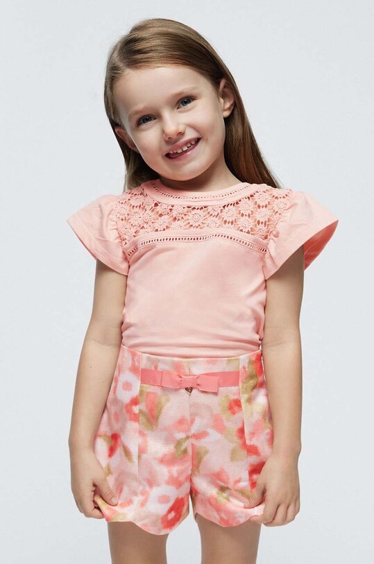 Mayoral tricou copii uni bej 3078.6A.Mini.PPYH